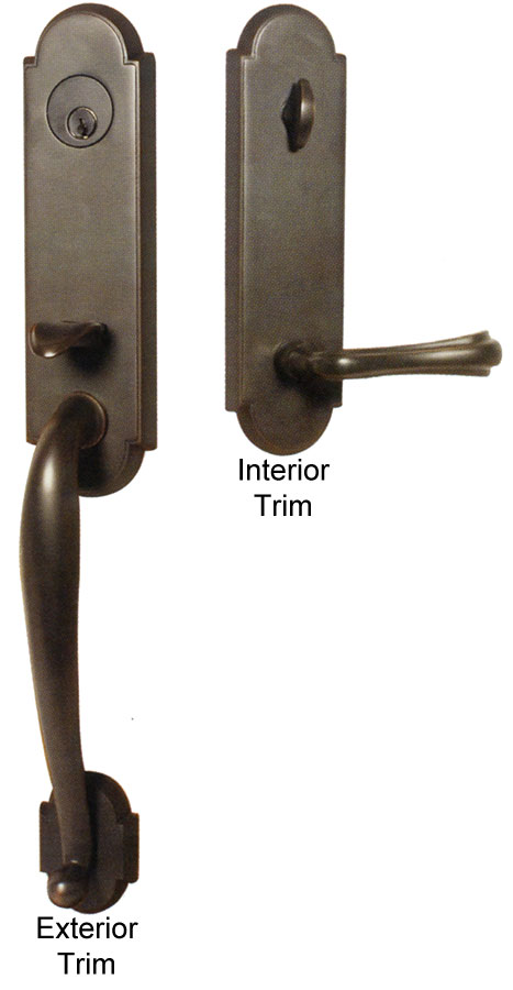brass door handles exterior