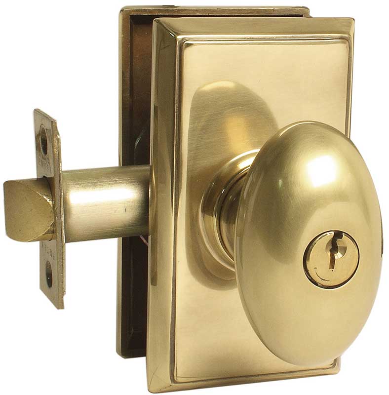 internal door handle with lock
