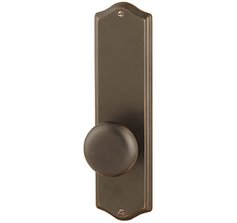metal door knob plate