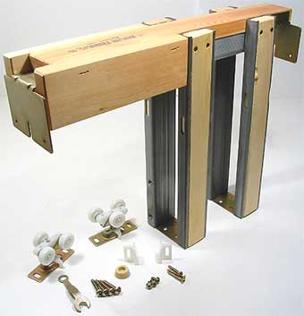 Johnson Pocket Door Frame Kit and Contents