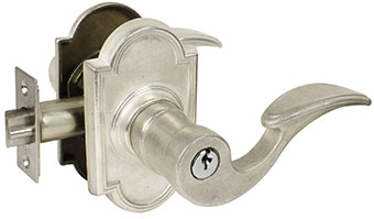 Emtek Siena Style Bronze Lever Lock